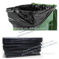 PE black heavy duty large plastic garbage bag